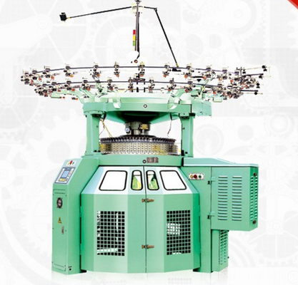 RPM30 Diameter Besar Mesin Rajut Bundar, Kecepatan Tinggi Terry Knitting Machine